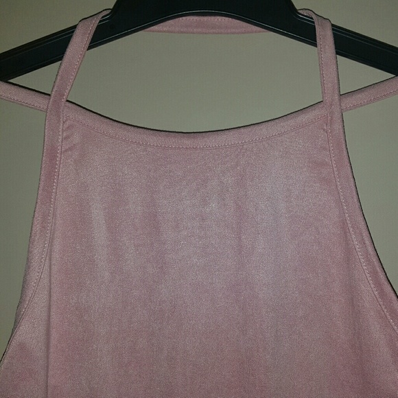 NOT FOR SALE RN! DONT BUY Pink Suede Windsor bodycon dress - Picture 6 of 8